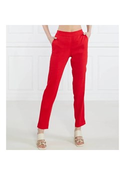 Marc Cain Lniane spodnie | Slim Fit ze sklepu Gomez Fashion Store w kategorii Spodnie damskie - zdjęcie 164321584