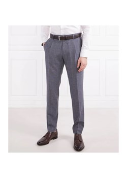 BOSS BLACK Spodnie H-Genius-Pleat-232 | Slim Fit | z dodatkiem wełny ze sklepu Gomez Fashion Store w kategorii Spodnie męskie - zdjęcie 164323363