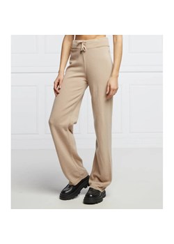 Juicy Couture Spodnie dzianinowe | Regular Fit | z dodatkiem wełny i kaszmiru ze sklepu Gomez Fashion Store w kategorii Spodnie damskie - zdjęcie 164323534