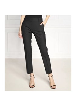 HUGO Spodnie Hetana | Slim Fit | z dodatkiem wełny ze sklepu Gomez Fashion Store w kategorii Spodnie damskie - zdjęcie 164323893