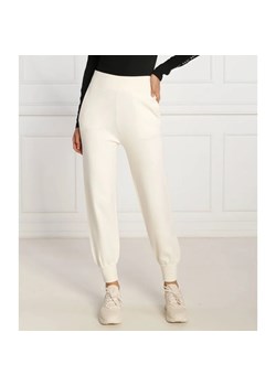HUGO Spodnie dresowe Sajity | Slim Fit | z dodatkiem wełny ze sklepu Gomez Fashion Store w kategorii Spodnie damskie - zdjęcie 164324034