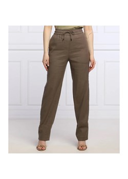 Marc Cain Lniane spodnie | Loose fit ze sklepu Gomez Fashion Store w kategorii Spodnie damskie - zdjęcie 164324531
