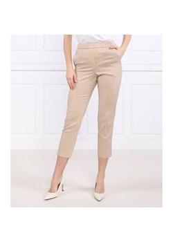 Peserico Wełniane spodnie | Regular Fit | z dodatkiem lnu ze sklepu Gomez Fashion Store w kategorii Spodnie damskie - zdjęcie 164328620