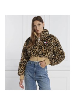 Tommy Jeans Kurtka LEO FAUX | Cropped Fit ze sklepu Gomez Fashion Store w kategorii Kurtki damskie - zdjęcie 164329264