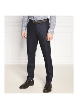 Oscar Jacobson Wełniane spodnie Denz Turn Up | Regular Fit ze sklepu Gomez Fashion Store w kategorii Spodnie męskie - zdjęcie 164329480