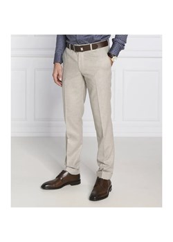 Oscar Jacobson Wełniane spodnie Denz Turn Up | Regular Fit ze sklepu Gomez Fashion Store w kategorii Spodnie męskie - zdjęcie 164329601