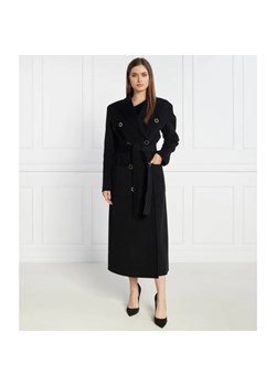Elisabetta Franchi Wełniany płaszcz | z dodatkiem kaszmiru ze sklepu Gomez Fashion Store w kategorii Płaszcze damskie - zdjęcie 164330014