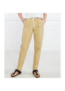 TWINSET Spodnie jogger | Slim Fit | z dodatkiem lnu ze sklepu Gomez Fashion Store w kategorii Spodnie damskie - zdjęcie 164330200