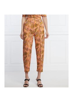 Desigual Spodnie | Regular Fit | z dodatkiem lnu ze sklepu Gomez Fashion Store w kategorii Spodnie damskie - zdjęcie 164330751
