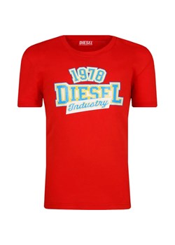 Diesel T-shirt | Regular Fit ze sklepu Gomez Fashion Store w kategorii T-shirty chłopięce - zdjęcie 164331602