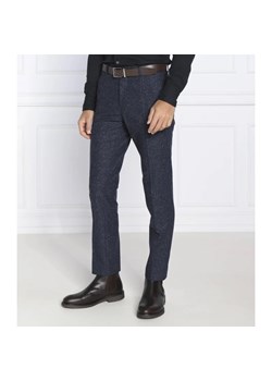 BOSS BLACK Wełniane spodnie H-Genius-224 | Slim Fit | z dodatkiem jedwabiu ze sklepu Gomez Fashion Store w kategorii Spodnie męskie - zdjęcie 164332341