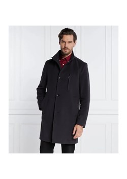 BOSS BLACK Wełniany płaszcz H Hyde Standup C ze sklepu Gomez Fashion Store w kategorii Płaszcze męskie - zdjęcie 164332493