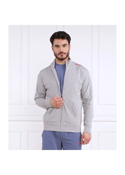 Hugo Bodywear Bluza Labelled Jacket Zip | Regular Fit ze sklepu Gomez Fashion Store w kategorii Bluzy męskie - zdjęcie 164332930