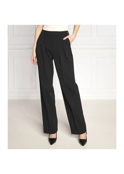 Calvin Klein Spodnie TWILL PLEATED | Straight fit | z dodatkiem wełny ze sklepu Gomez Fashion Store w kategorii Spodnie damskie - zdjęcie 164333553
