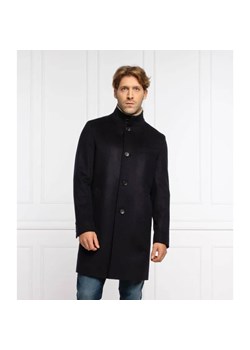 BOSS BLACK Wełniany płaszcz H-Hyde Standup 214 | z dodatkiem kaszmiru ze sklepu Gomez Fashion Store w kategorii Płaszcze męskie - zdjęcie 164333671