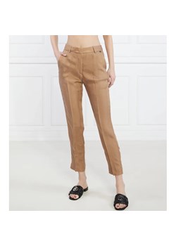 Liu Jo Spodnie | Regular Fit | z dodatkiem lnu ze sklepu Gomez Fashion Store w kategorii Spodnie damskie - zdjęcie 164336070