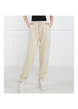 CALVIN KLEIN JEANS Spodnie dresowe TAB OTTOMAN | Straight fit ze sklepu Gomez Fashion Store w kategorii Spodnie damskie - zdjęcie 164336650