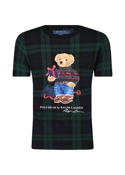 POLO RALPH LAUREN T-shirt KNIT | Regular Fit ze sklepu Gomez Fashion Store w kategorii T-shirty chłopięce - zdjęcie 164337663