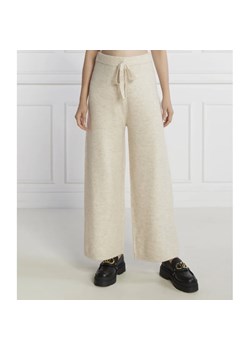 Liu Jo Rose Spodnie dzianinowe | flare fit | z dodatkiem wełny ze sklepu Gomez Fashion Store w kategorii Spodnie damskie - zdjęcie 164337841