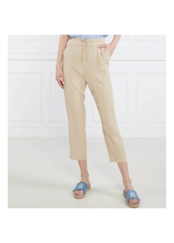 Marella SPORT Spodnie | Regular Fit | z dodatkiem jedwabiu ze sklepu Gomez Fashion Store w kategorii Spodnie damskie - zdjęcie 164338390
