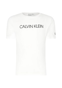 CALVIN KLEIN JEANS T-shirt INSTITUTIONAL | Regular Fit ze sklepu Gomez Fashion Store w kategorii T-shirty chłopięce - zdjęcie 164339554
