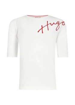 HUGO KIDS T-shirt | Regular Fit ze sklepu Gomez Fashion Store w kategorii T-shirty chłopięce - zdjęcie 164340492