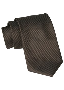 Męski Krawat Angelo di Monti - Brązowy KRADM2062 ze sklepu JegoSzafa.pl w kategorii Krawaty - zdjęcie 164341133
