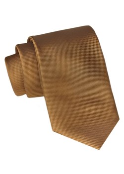 Męski Krawat Angelo di Monti - Karmelowy KRADM2071 ze sklepu JegoSzafa.pl w kategorii Krawaty - zdjęcie 164341161