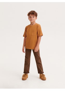 Reserved - T-shirt z kieszenią - brązowy ze sklepu Reserved w kategorii T-shirty chłopięce - zdjęcie 164341262