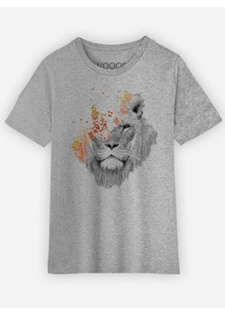 WOOOP Koszulka &quot;If I roar&quot; w kolorze szarym ze sklepu Limango Polska w kategorii T-shirty chłopięce - zdjęcie 164345610