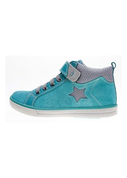 lamino Skórzane sneakersy w kolorze turkusowym ze sklepu Limango Polska w kategorii Trampki dziecięce - zdjęcie 164346031