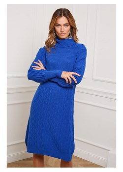 Joséfine Sukienka dzianinowa &quot;Eclose&quot; w kolorze niebieskim ze sklepu Limango Polska w kategorii Sukienki - zdjęcie 164347541