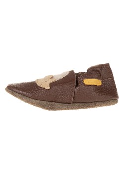 lamino Skórzane buty w kolorze brązowym do raczkowania ze sklepu Limango Polska w kategorii Kapcie dziecięce - zdjęcie 164352240