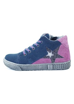 lamino Skórzane sneakersy w kolorze niebieskim ze sklepu Limango Polska w kategorii Trampki dziecięce - zdjęcie 164352580