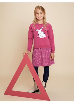 lamino Sukienka dresowa w kolorze różowym ze sklepu Limango Polska w kategorii Sukienki dziewczęce - zdjęcie 164353101