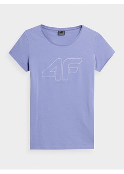 4F Koszulka w kolorze błękitnym ze sklepu Limango Polska w kategorii Bluzki damskie - zdjęcie 164354241