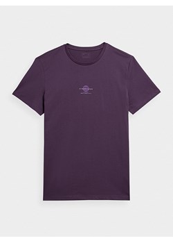 4F Koszulka w kolorze fioletowym ze sklepu Limango Polska w kategorii T-shirty męskie - zdjęcie 164354281