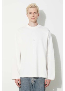 ROA longsleeve bawełniany kolor biały gładki ze sklepu PRM w kategorii T-shirty męskie - zdjęcie 164357003