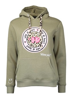 Zwillingsherz Bluza &quot;Kelly&quot; w kolorze khaki ze sklepu Limango Polska w kategorii Bluzy damskie - zdjęcie 164361493