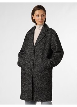 Opus Damski płaszcz wełniany Kobiety Sztuczne włókno czarny marmurkowy ze sklepu vangraaf w kategorii Płaszcze damskie - zdjęcie 164361792