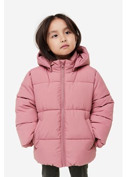 H & M - Nieprzemakalna kurtka puffer - Różowy ze sklepu H&M w kategorii Kurtki dziewczęce - zdjęcie 164362882