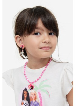 H & M - Komplet biżuterii - Różowy ze sklepu H&M w kategorii Biżuteria i zegarki dziecięce - zdjęcie 164363211
