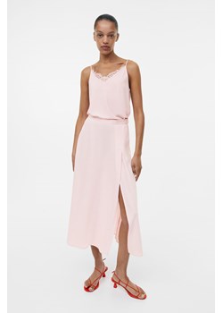 H & M - Satynowa spódnica - Różowy ze sklepu H&M w kategorii Spódnice - zdjęcie 164365433