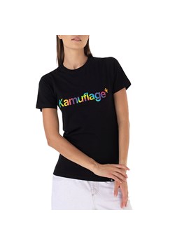 Koszulka Kamuflage Eddy TS-KAM-EDDY-BLACK - czarna ze sklepu streetstyle24.pl w kategorii Bluzy męskie - zdjęcie 164370023