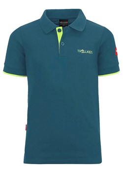 Trollkids Funkcyjna koszulka polo &quot;Bergen XT&quot; w kolorze niebieskim ze sklepu Limango Polska w kategorii T-shirty chłopięce - zdjęcie 164375872