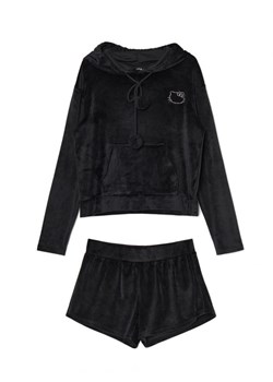 Cropp - Czarna piżama Hello Kitty - czarny ze sklepu Cropp w kategorii Piżamy damskie - zdjęcie 164400603