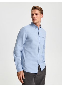 Sinsay - Koszula slim - błękitny ze sklepu Sinsay w kategorii Koszule męskie - zdjęcie 164401090