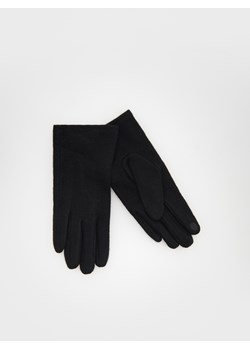 Reserved - Wełniane rękawiczki - czarny ze sklepu Reserved w kategorii Rękawiczki damskie - zdjęcie 164401292