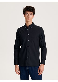 Reserved - Koszula slim fit - czarny ze sklepu Reserved w kategorii Koszule męskie - zdjęcie 164401632