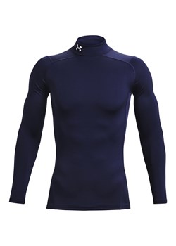 Męski longsleeve treningowy termoaktywny UNDER ARMOUR UA CG Armour Comp Mock - granatowy ze sklepu Sportstylestory.com w kategorii T-shirty męskie - zdjęcie 164404161